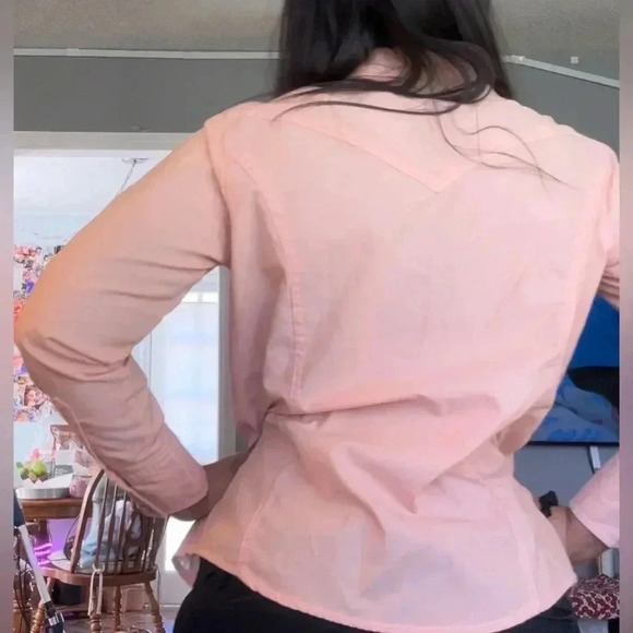 Schmidt Workwear Button down woman’s top - peach - Picture 6 of 10